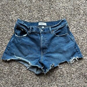 Abercrombie & Fitch Curve Love Denim Shorts